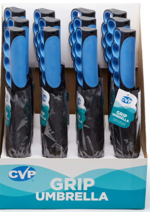 CVP Umbrellas Large Black 4 Finger Grip