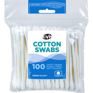 CVP Cotton Swab 100ct Resealable Bag