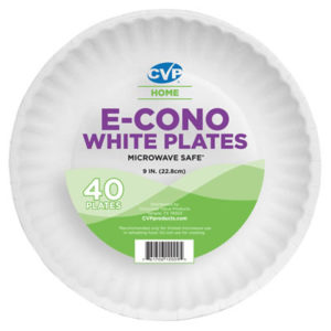 CVP Plates - Paper Econo 40ct
