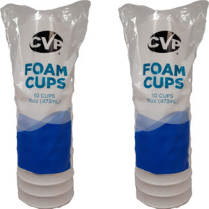 CVP Cups - Foam 16oz cups