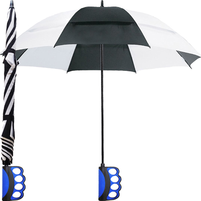 CVP Umbrellas Golf Black-White 4 Finger Grip