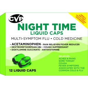 CVP Cold Relief - Nighttime LiquiGel Caps PSE Free