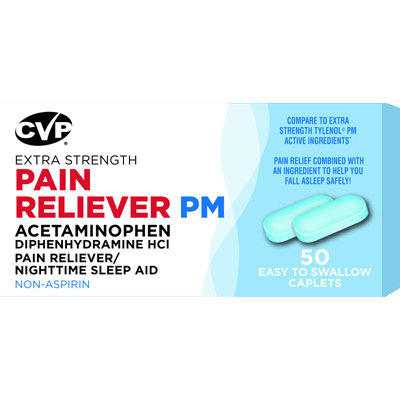 CVP Pain Relief - X-S PM Caplets