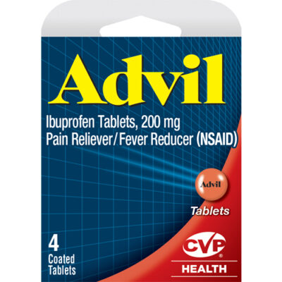 CVP Advil 4ct tablets