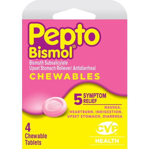 CVP Pepto Bismol 4ct tablets