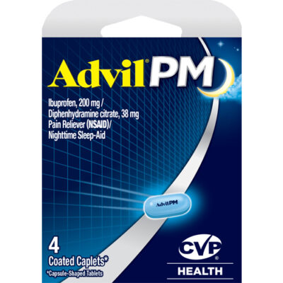 CVP Advil PM 4ct caplets