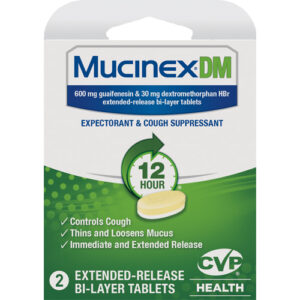 CVP MucinexDM 2ct tablets