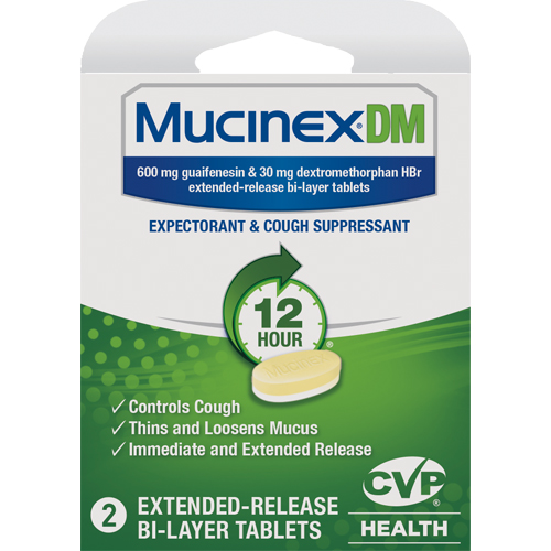 CVP MucinexDM 2ct tablets
