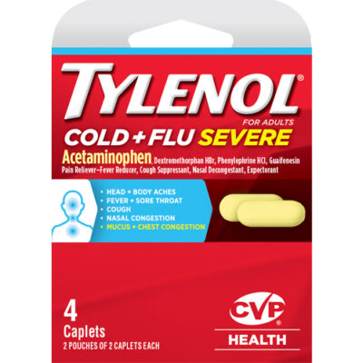 CVP Tylenol Cold-Flu Severe 4ct tablets