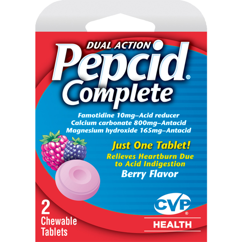 CVP Pepcid Complete Berry 2ct tablets