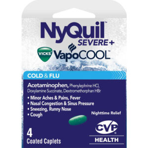 CVP NyQuil Severe Caplets 4ct