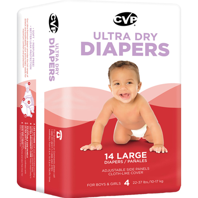 CVP Large Diapers 14ct