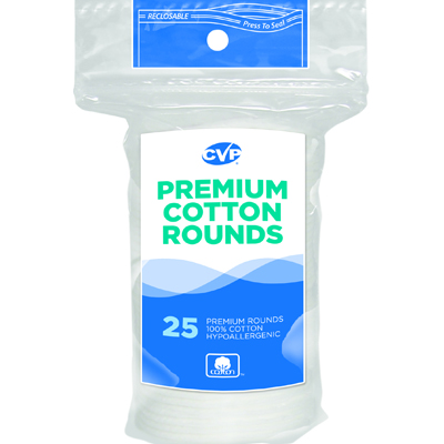 CVP Cotton Rounds 25ct