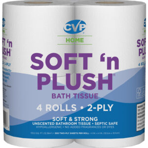 CVP Paper - Tissue - Bath 2-Ply 4 rolls